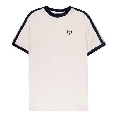 Sergio Tacchini Hadow Ringer T-Shirt Gardenia Bílá