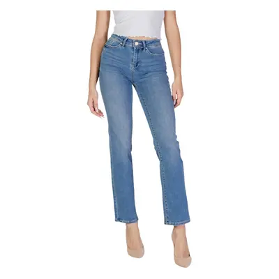 Vero Moda VMFLASH MR STRAIGHT JEANS LI347 GA NOOS 10306823 Modrá