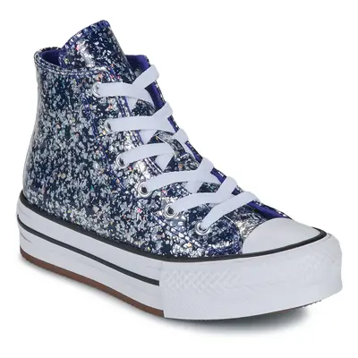 Converse CHUCK TAYLOR ALL STAR EVA LIFT GLITTER Modrá