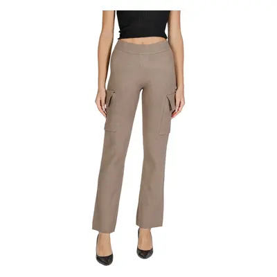 Vila VICASSIE CARGO KNIT PANTS 14098878 Béžová