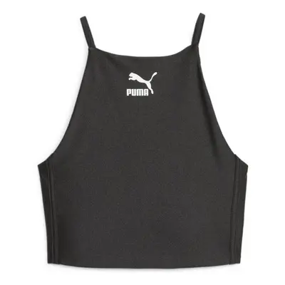 Puma T7 SHINY CROP TOP Černá