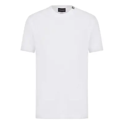 Emporio Armani Iconic Lounge Stretch Piquet T-Shirt White Bílá