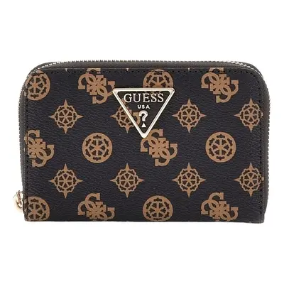 Guess LAUREL SLG MEDIUM ZIP AROUND Černá