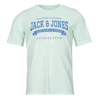 Jack & Jones JJELOGO TEE SS O-NECK 2 COL SS24 SN Modrá