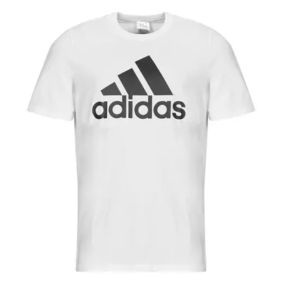 adidas Essentials Single Jersey Big Logo T-Shirt Bílá