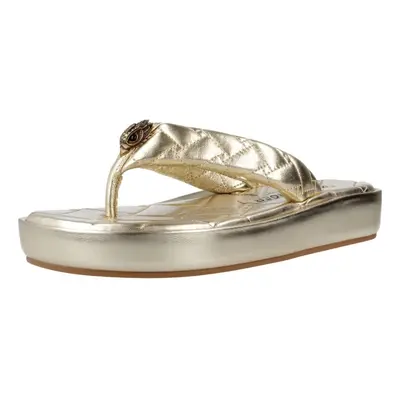 Kurt Geiger London KENSINGTON PUFF FLIP FLOP Zlatá