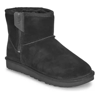 UGG CLASSIC MINI BAILEY ZIP Černá