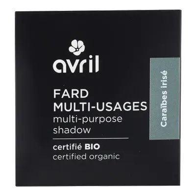 Avril Certified Organic Eyeshadow - Caraïbes Irisé Modrá