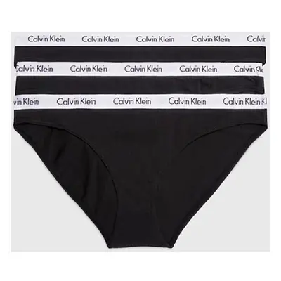 Calvin Klein Jeans 000QD3588E 3P BIKINI Černá