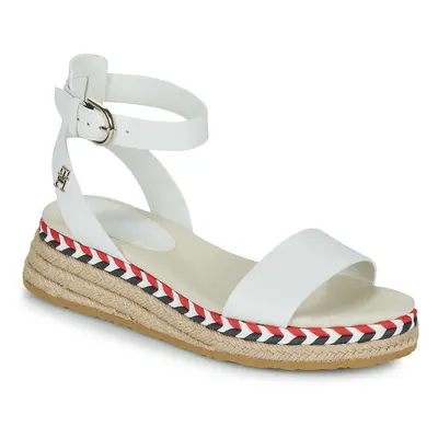 Tommy Hilfiger LOW WEDGE SANDAL Bílá