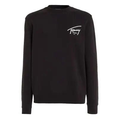 Tommy Jeans Signature Logo Graphic Sweatshirt Black Černá