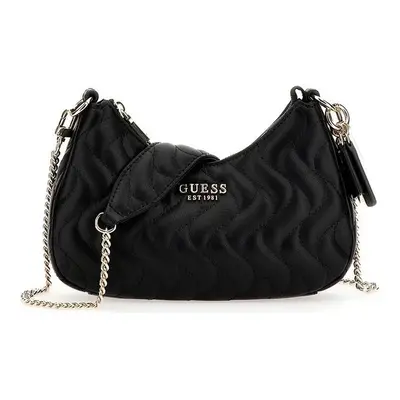 Guess ECO MAI CROSSBODY TOP ZIP Černá