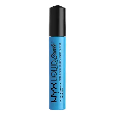 Nyx Professional Make Up Liquid Suede Cream Lipstick - 16 Little Denim Dress Modrá