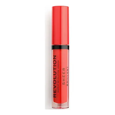 Makeup Revolution Sheer Brilliant Lip Gloss - 132 Cherry Oranžová