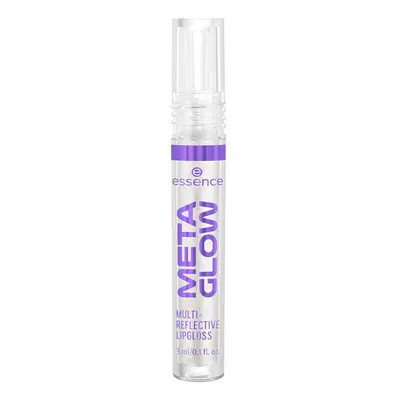 Essence Multi-Reflective Meta Glow Lip Gloss - 01 Cyber Space Šedá