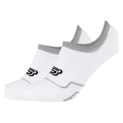 Skechers 2PPK Cushioned Footy Socks Bílá