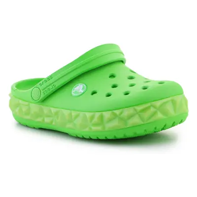 Crocs Croc Band Geometric Glow Band Clog K 210132-3WA Zelená