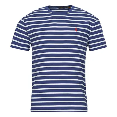 Polo Ralph Lauren T-SHIRT AJUSTE EN COTON Modrá