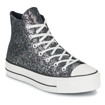 Converse CHUCK TAYLOR ALL STAR LIFT PLATFORM GLITTER Černá