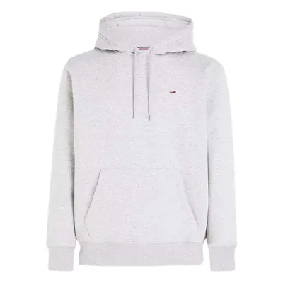 Tommy Jeans Fleece Hoodie Light Grey Heather Šedá