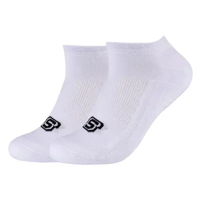 Skechers 2PPK Basic Cushioned Sneaker Socks Bílá