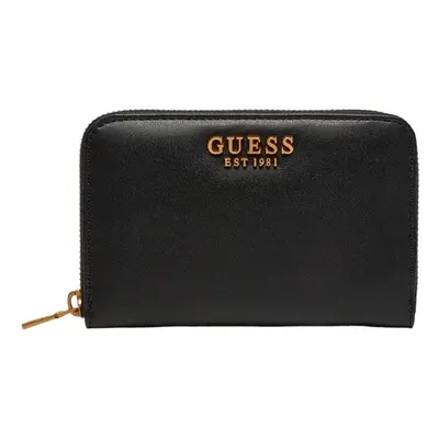 Guess LAUREL SLG MEDIUM ZIP AROUND Černá