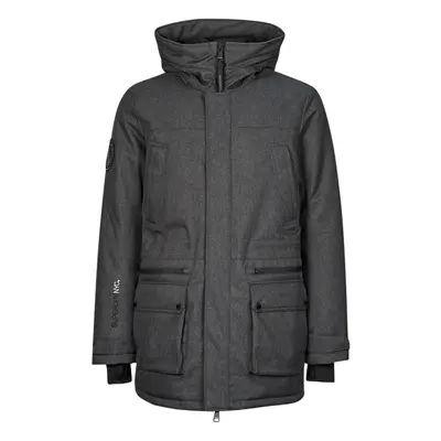 Superdry PARKA CITY TWEED Šedá