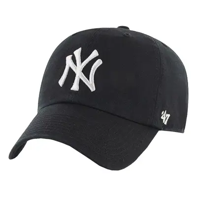 '47 Brand New York Yankees MLB Clean Up Cap Černá