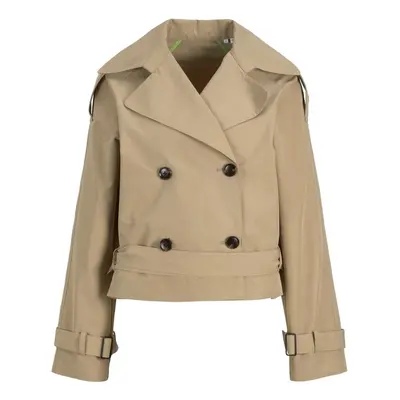 Jjxx Coat Emily Short - Twill Béžová