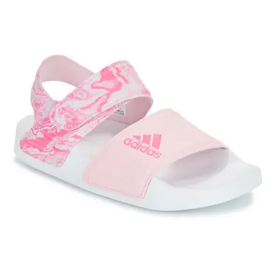 adidas ADILETTE SANDAL K Růžová