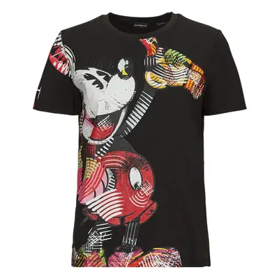 Desigual TS_MICKEY LACROIX Černá