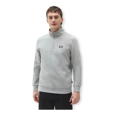 Dickies Oakport Quarter Zip Sweatshirt - Grey Šedá