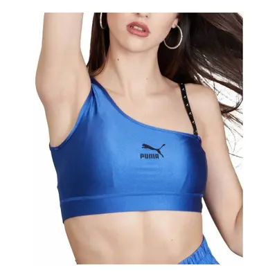 Puma DARE TO CROP TOP Modrá