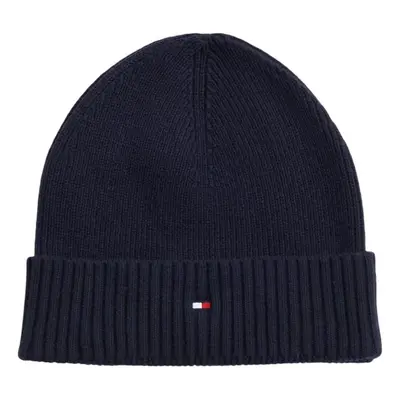 Tommy Hilfiger LAG PIMA COTTON BEANIE SCARF AM0AM12937 Modrá