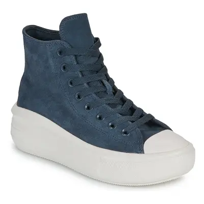 Converse CHUCK TAYLOR ALL STAR MOVE PLATFORM COLORFUL SUEDE Modrá