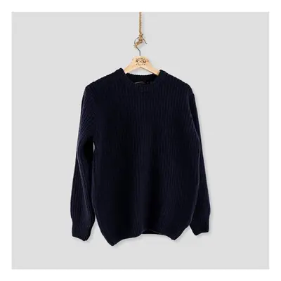 Armazém Das Malhas ARMAZÉM DAS MALHAS Chunky Knit - Navy Modrá