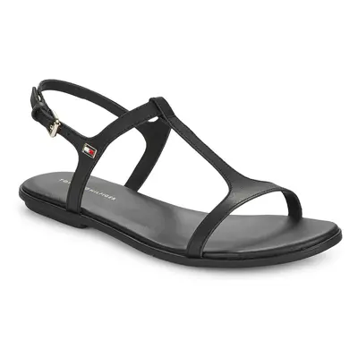 Tommy Hilfiger TH FLAT SANDAL Černá