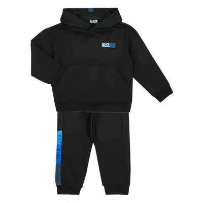 Emporio Armani EA7 LOGO SERIES TRACKSUIT Černá