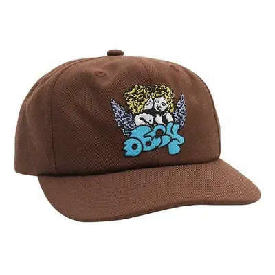 Obey angel 6 panel snapback Béžová