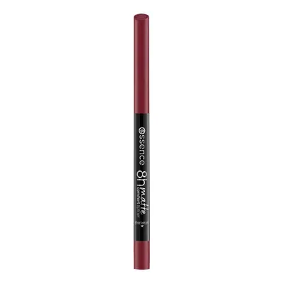 Essence 8H Matte Comfort Lip Pencil - 08 Dark Berry Červená