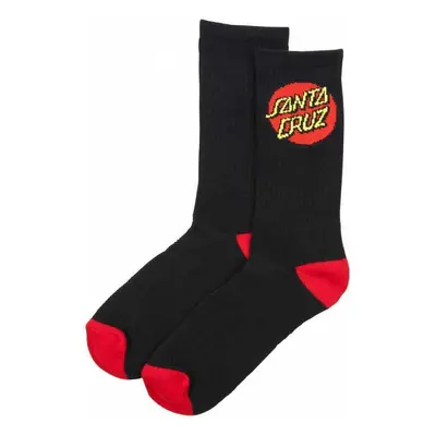 Santa Cruz Classic dot sock (2 pack) Bílá