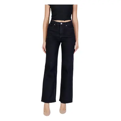 Vero Moda VMTESSA HR WIDE JEANS RA118 GA NOOS 10290541 Černá