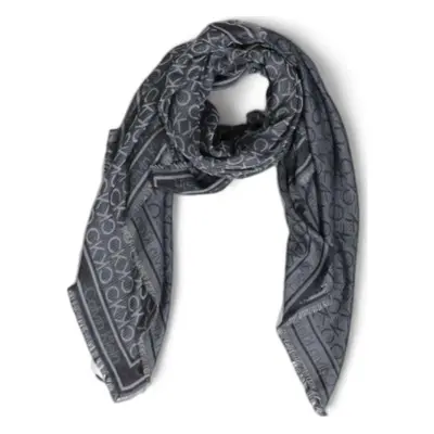 Calvin Klein Jeans MONOGRAM JACQUARD SCARF K60K608779 Černá