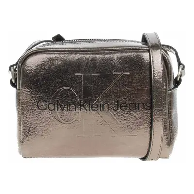 Calvin Klein Jeans dámská kabelka K60K612731 ADA Gunmetal Stříbrná