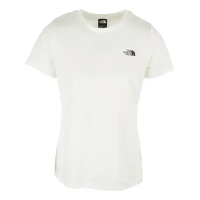 The North Face W S/S Simple Dome Slim Tee Bílá