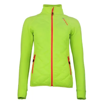 Peak Mountain Blouson polarshell bimatière femme ACER Žlutá