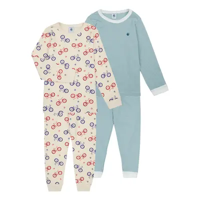 Petit Bateau PYJAMA PETIT BATEAU PACK X2 ruznobarevne