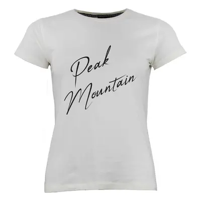 Peak Mountain T-shirt manches courtes femme ATRESOR Béžová