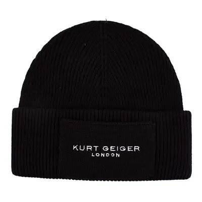 Kurt Geiger London KGL KNITTED BEANIE Černá