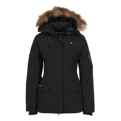 Peak Mountain Parka de ski avec vraie fourrure femme AKADOZ Černá